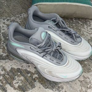 Nike Air Max Light Gray and Mint Shoes